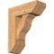 Ekena Millwork Funston Slat Smooth Bracket w/ Offset Brace, Western Red Cedar, 7 1/2"W x 20"D x 24"H BKT0806X20X24FST06SWR - alternate 1
